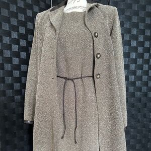 Danny & Nicole NY, vintage 2 piece, dress with matching coat. Size 8